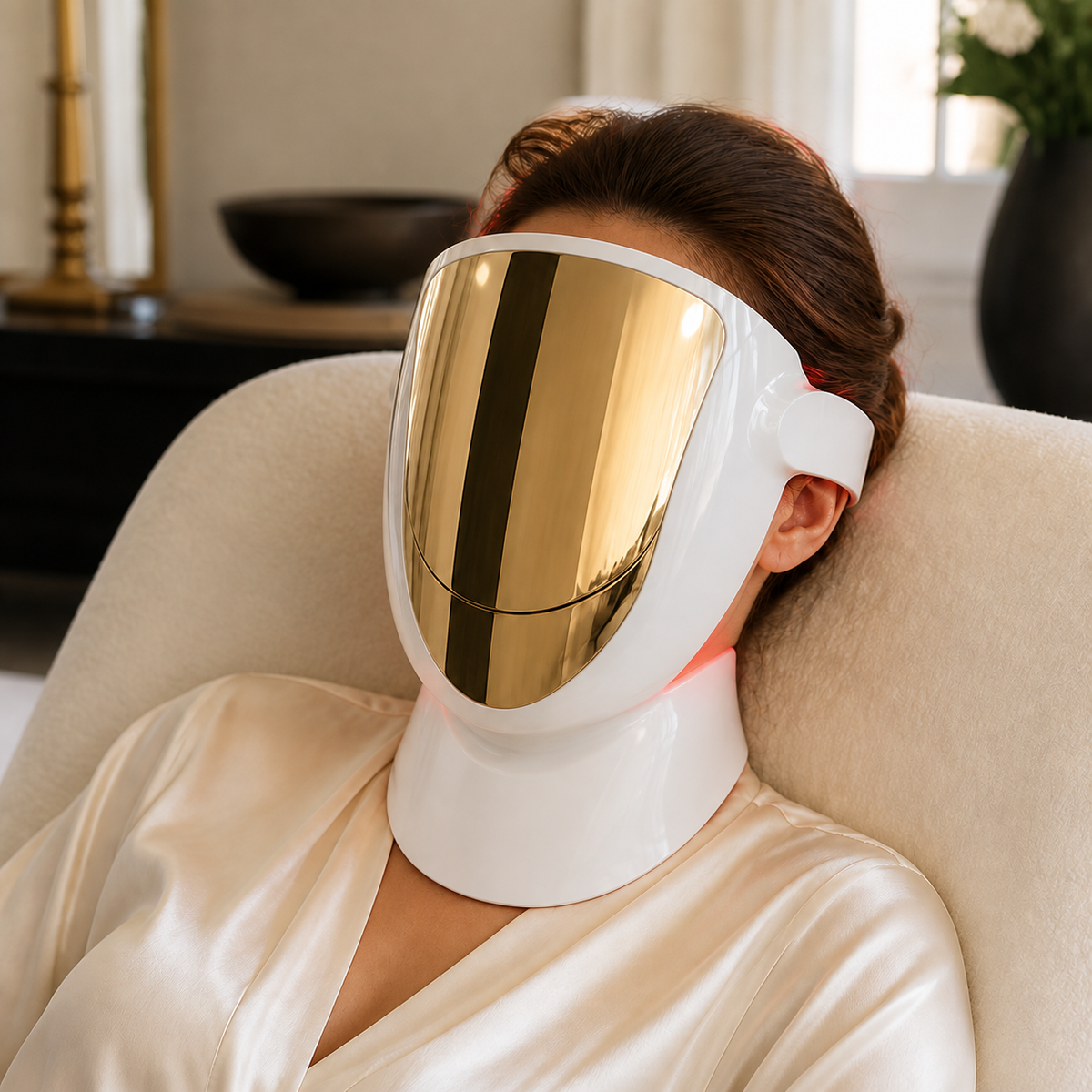 LED Face & Neck Light Therapy Mask